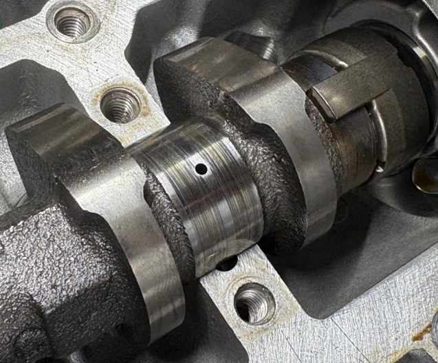 condition of the camshaft bearings