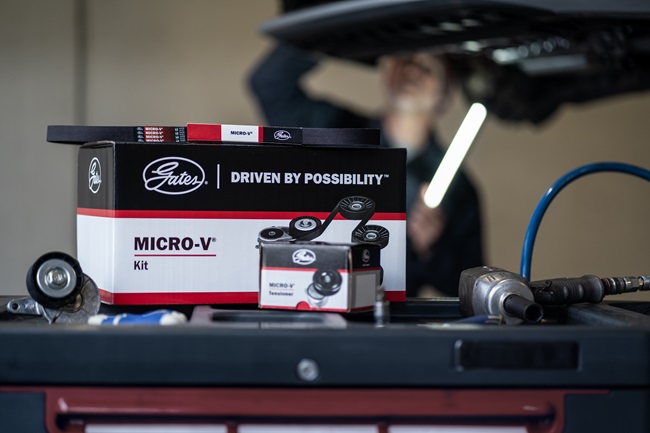 Güç aktarım uzmanı Gates'ten OE kalitesinde Micro-V® kitleri