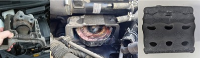 rubber to metal parts help improve vehicle stability, especially during cornering and maneuvering.