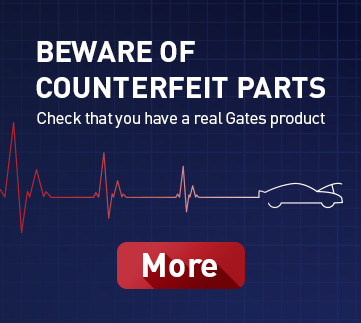Gates protegge le cinghie di distribuzione dalla contraffazione