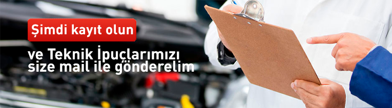 ve Teknik ipulclarimizi size mail ile gonderelim