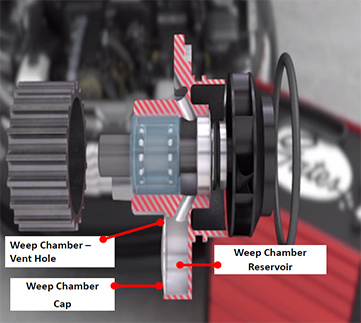 Water Pump Weep Hole Chamber Cap Versus Engine Core Plug Gates Europe