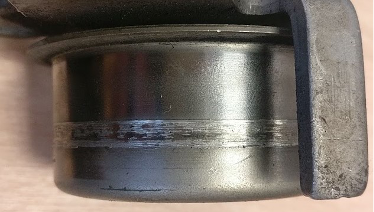 guide pulley scuff marks tensioner