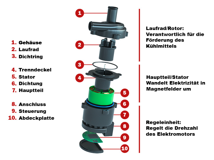 electric-water-pumps The main components of an electrical water pump_DE