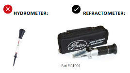 cooling system appropriate tool-for checking freezing point