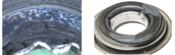 Verunreinigung Wasserpumpeninstallation