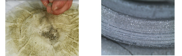 water pump installation particle damage