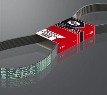 Micro-V belt for heavy commercial vehicles