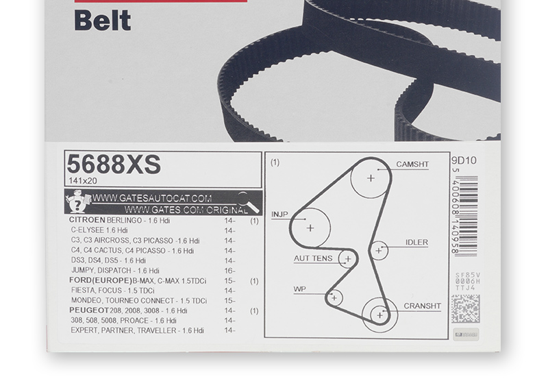 gates powergrip belt